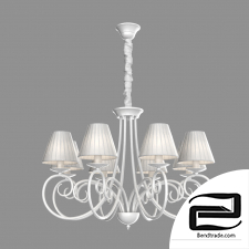 Classic chandelier with lampshades Bogate's 280/8 Severina