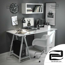 Scandinavian style table office furniture