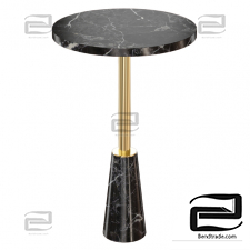 Table Leni Black Marble Drink Tables