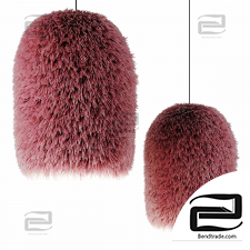 Pendant lamp fur