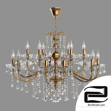 Eurosvet 3600/18 Strotskis crystal chandelier