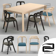 Table and chair Passioni Genea, Prince