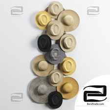 Decorative set of hats