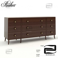 Cabinets, dressers Sideboards, chests of drawers Baker Poignet Dresser