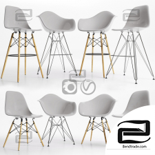 Chair Eames Plastic Side GREY