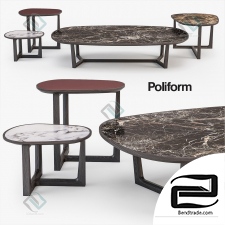 Poliform coffee tables set table