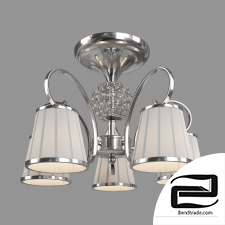 Ceiling chandelier with lampshades Eurosvet 60088/5 Tessa