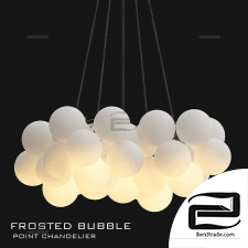 Frosted bubble pendant lamp