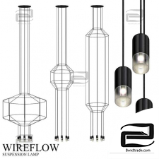 Hanging lamp WIREFLOW CHANDELIER 0374 SUSPENSION LAMP