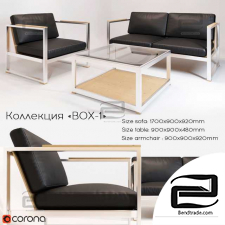 Sofa and armchair LOFT