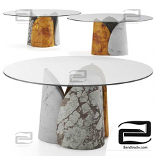 Petalo tables by Lithos Design