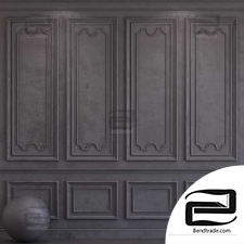 Material Stone Decorative plaster with molding 285