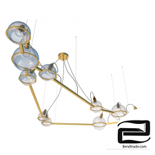 Capricorne chandelier (Capricorn) art. 20726 by Pikartlights & let's Design