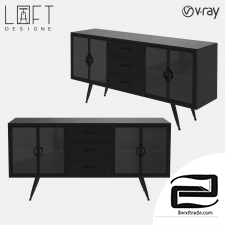 LoftDesigne 80003 model chest of drawers