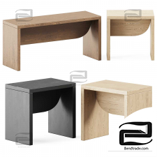 Iperbole Atipico bench and stool