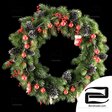 Christmas wreath Christmas wrap 05