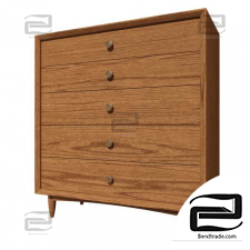 Chest of 5 drawers
