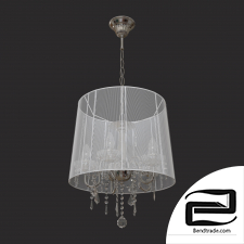  Hanging chandelier with lampshade Eurosvet 2045/5 Allata