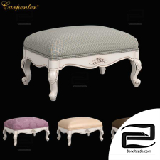 230 Carpenter Casual chair foot stool 683x483x305