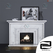 Fireplace Fireplace Marble 04