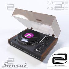 Audio engineering Turntable Sansui SR-717