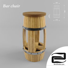 Bar stool 3D Model id 15668
