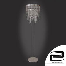 Led floor lamp with crystal Eurosvet 80412/2 Royal