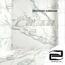 Materials Tile, tile Tubadzin Monolith Specchio Carrara