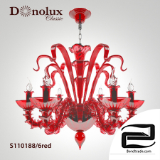 Donolux S110188/6red chandelier