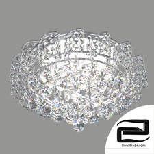 Ceiling chandelier with crystal Eurosvet 16017/9 chrome Charm