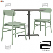 Ikea STENSELE RÖNNINGE table and chair