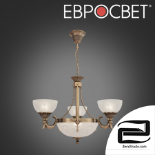 Classic hanging chandelier Eurosvet 60006/6 Kleo