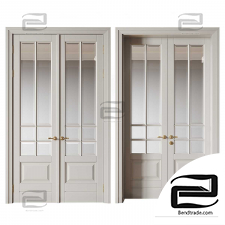 Double-leaf doors