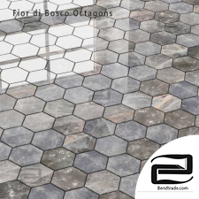 Materials Tile,tile Sicis Fior di Bosco Exagon