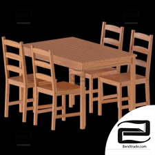 Jokmokk Ikea Table and chairs