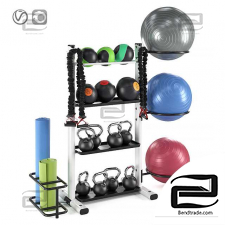 Sports Rack for fitness accessories