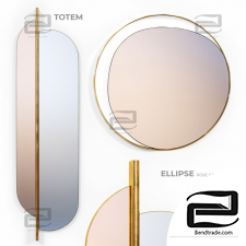 Mirrors Mirrors Ellipse Totem by Red Edition