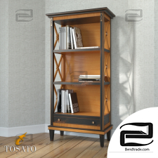 Book shelf Tosato Nero Miele cabinet