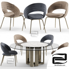 Table and chair Kylo Visionnaire