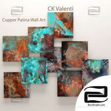 Copper Patina Wall Art Wall Decor