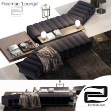 Furniture Decor Set Minotti Freeman Lounge