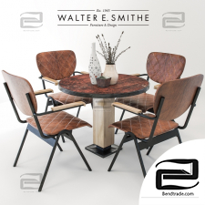 Table and chair Dublin House Walter E. Smithe