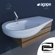 washbasin Agape 02 washbasin