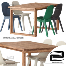 Morbylanga Odger IKEA table and chairs