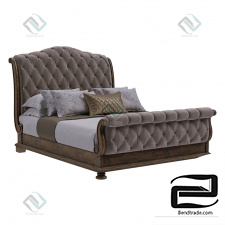 Bed Hooker Furniture Bedroom Rhapsody King Tufted