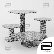  Matera tables by Baxter