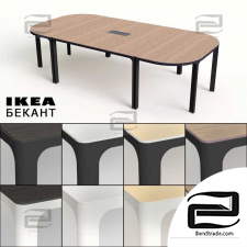 Ikea bekant office furniture