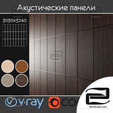 Material wood Acoustic decorative panels 30