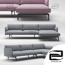 Sofas Muuto outline chaise longue