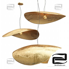 Gervasoni Brass Pendant Lamp